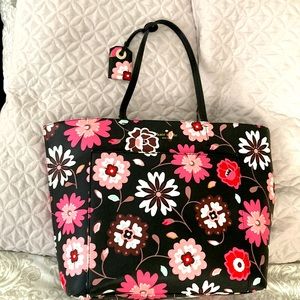 Large Kate Spade floral tote